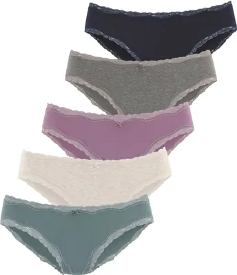 Produktbild von VIVANCE Jazz-Pants Slips anthrazit meliert, beige meliert, flieder, eukalyptus, navy Größe 36/38