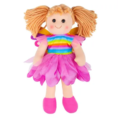 Zdjęcie produktu dla Lalka BigJigs Chloe - 30 cm - Zabawka edukacyjna dla dzieci