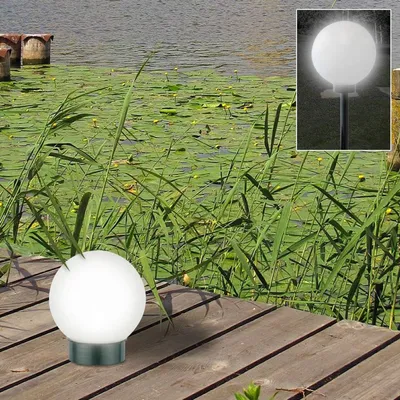 Produktbild von LED Solar Kugelleuchte 3 in 1 Kugellampe Leuchtkugel Gartenkugel Gartenleuchte