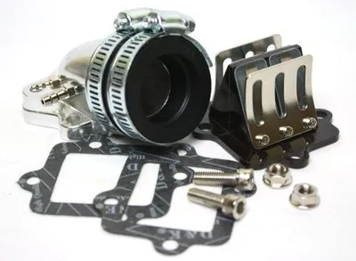 Obrázok produktu pre Sacie potrubie Racing 28 mm vrátane bloku membrán pre PWK, OKO, Stage6 karburátor