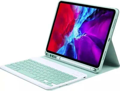 Produktbild von Hülle für Apple iPad Mini 6 | 8,3 Zoll - Tastatur Bluetooth Smartcover Schutzhülle Smart Cover Magic Tasche Case - Grün