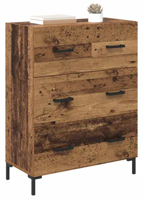 Obrázek produktu pro vidaXL Příborník z regenerovaného dřeva 69,5 x 34 x 90 cm kompozitní dřevo a železo