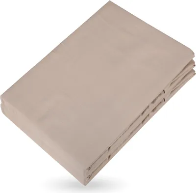 Produktbild von Bettwäsche - Bettbezug 135x200cm Kissenbezug 80x80cm ( Khaki )  - mit Reißverschluss,  100% Baumwolle - Atmungsaktiv und höchste Qualität
