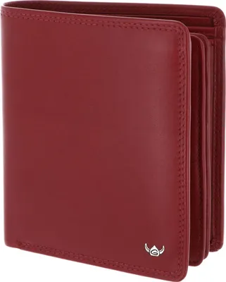 Produktbild von Golden Head Leder Geldbörse Polo RFID Protect Kombischeintasche 1231 Rot dunkelrot