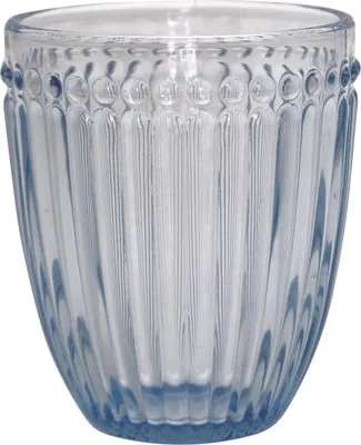 Produktbild von Greengate Glas ALICE PALE BLUE Blau Wasserglas 300 ml Trinkglas Saftglas