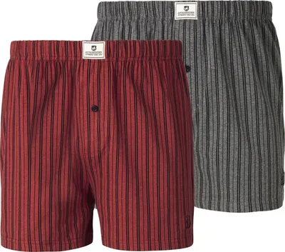 Produktbild von Jan Vanderstorm 2Er Pack Boxershorts THURE Herren 3015 rot Hellbraun