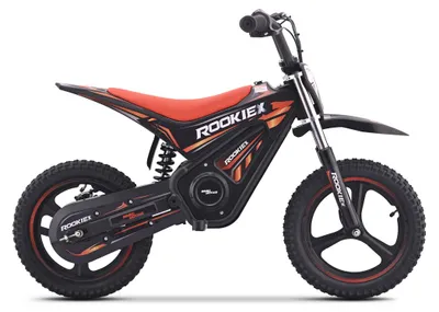 Produktbild von Elektro Pocket Bike für Kinder Rookie X 24V (14") – Rot – Lithium-Akku, 250 W bürstenloser Motor, Scheibenbremse
