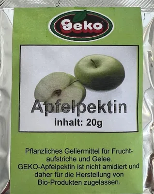 Produktbild von Apfelpektin, ein pflanzliches Geliermittel für Fruchtkonfitüren und Gelees, 20g