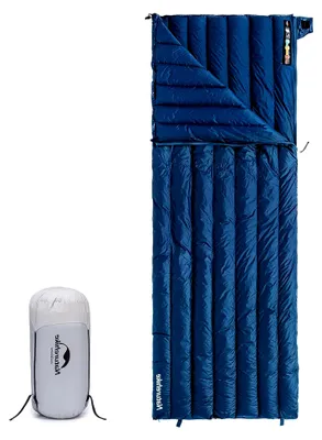 Produktbild von Ultraleichter Umschlagschlafsack für Erwachsene, 3-4 Jahreszeiten, wasserdicht, geeignet für Camping, Wandern, Bergsteigen, Indoor, Backpacking und Outdoor