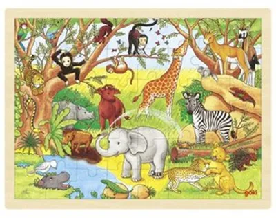 Zdjęcie produktu dla Goki 57892, 48 szt., Flora i fauna, 3 lat(a)