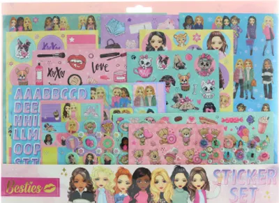 Immagine prodotto di Mega set di adesivi Besties 300 pezzi