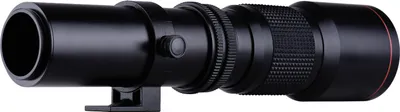 Zdjęcie produktu dla 500 mm 1:8,0–32 – superteleobiektyw z wielowarstwową powłoką; ręczny zoom + zestaw pierścieni adapterowych z mocowaniem T na mocowanie E-mount; zamiennik do aparatów Sony A9, A7, A7R, A7S, A5000, A6000, A6500, NEX-7, NEX-5, NEX-6