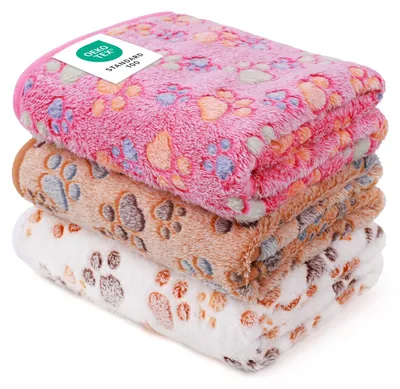 Produktbild von luciphia Fleece-Haustierdecke, superweich, flauschig, , Flanell-Ü
