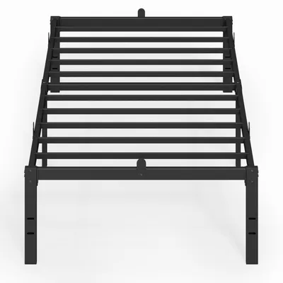 Immagine prodotto di VASAGLE, struttura per letto a due piazze, letto in metallo, 90 x 200 cm, con spazio contenitore sotto il letto