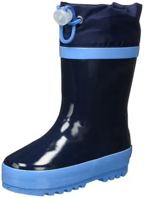 Produktbild von Playshoes Uni-Kinder Basic Gummistiefel warm gefüttert mit Reflektoren, Blau