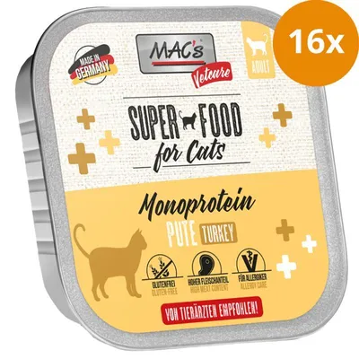 Produktbild von MAC's Cat Vetcare Mono Pute 100 g