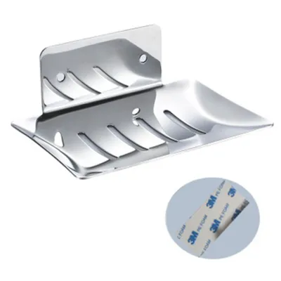 Produktbild von Seifenschale Seifenhalter ohne Bohren Wandmontierte Seifenschale Seifenkorb Schwammhalter aus Edelstahl mit Glanz