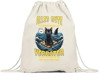 Produktbild von Alles Gute Verräter Turnbeutel Abschiedsgeschenk Kollegen Jobwechsel Lustig Humor