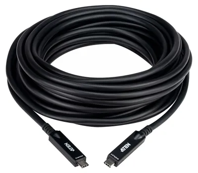 Zdjęcie produktu dla ATEN UE3410F, 10 m, USB C, USB C, 10 Gbit/s, Czarny