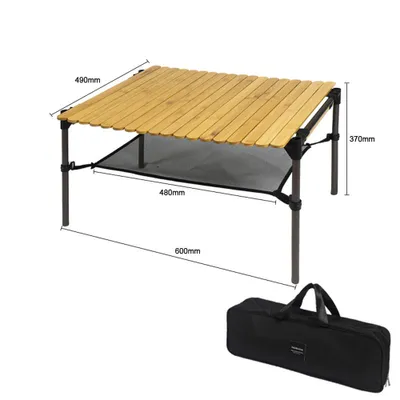 Produktbild von Tragbarer Camping-Aluminiumlegierungstisch Multifunktionaler abnehmbarer Picknick-Fischen-Grilltisch im Freien