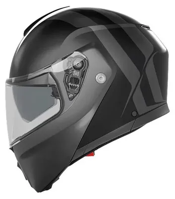 Obrázek produktu pro Motocyklová helma, modulární design,  ECE 22.06, černá/šedá, velikost S