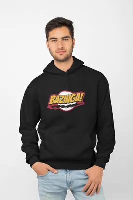 Produktbild von D&B Uni Hoodie MO00004 Bazinga Schwarz-Größe M
