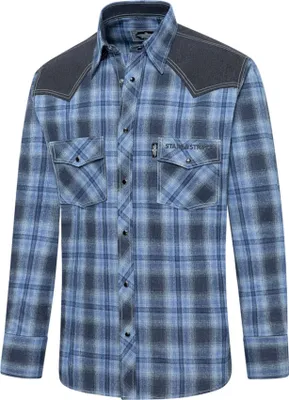 Produktbild von Stars & Stripes Herren Westernhemd »Hank« Blau