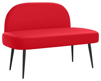 Immagine prodotto di Panchina imbottita con schienale Rosso 110 x 60 x 76 cm