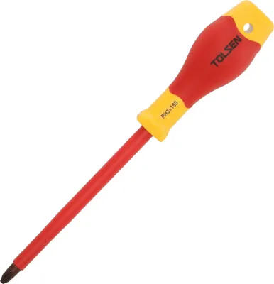Produktbild von Isolierter VDE-Kreuzschlitzschraubendreher PH3 x 150 mm - Maxami