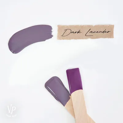 Produktbild von Mat Natural Vintage Paint Kreidefarbe – Möbelfarbe Matt | Wasserbasiert VOC-arm EN 71-3 EU Ecolabel | 65+ Farben | Shabby Chic & Vintage Look - 700 ml - Dark Lavender