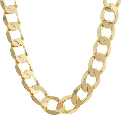 Produktbild von Goldkette Panzerkette Länge 50cm - Breite 5,0mm - 585-14 Karat Gold