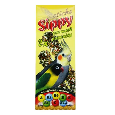 Immagine prodotto di Akinu SIPPY Bar vitamina - miele alimento complementare per piccoli pappagalli 2 pz