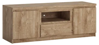 Produktbild von Wohnzimmer TV Lowboard in Eiche Nb. FORTALEZA-129, B/H/T ca. 135,4/51,1/45 cm