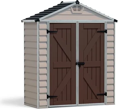 Produktbild von Palram - Canopia Kunststoff Gerätehaus Skylight 63 Braun 90x185x217 cm