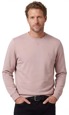 Produktbild von Pullover rosa BOSS Orange Westart quadratisches Logo