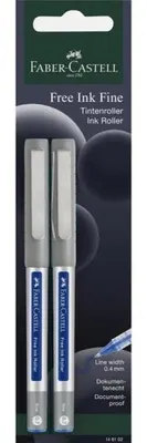 Produktbild von Kugelschreiber, blau, 2 Stück, FABER CASTELL
