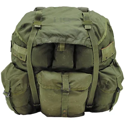 Produktbild von Alice Pack Rucksack oliv 100L mit Außengestell reißfest wasserabweisend