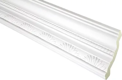 Produktbild von HEXIM Stuckleisten gemustert PolyurethanPolyurethane Stuck Dekorbau für Wand und Decke | 2 Meter FH9391 105x95mm | Deckenverkleidung feuchtraum