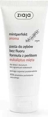 Obrázok produktu pre Pasta na zuby bez fluoru Ziaja Mintperfect, 100ml