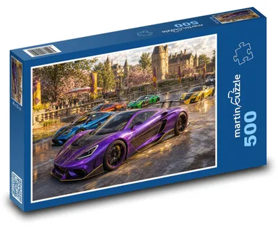 Obrázek produktu pro Puzzle 500 Pět aut v parku - martinpuzzle
