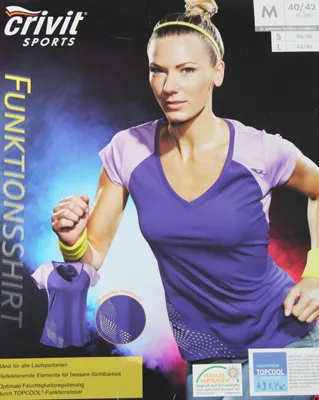 Produktbild von Damen Funktionsshirt Crivit Sports M 40/42 lila