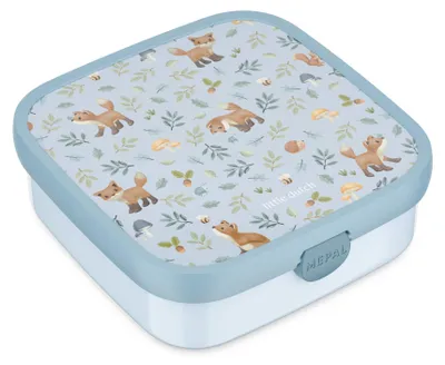 Obrázok produktu pre Mepal Campus veľká krabička na desiatu s vložkou Bento a vidličkou Little Dutch Forest Friends