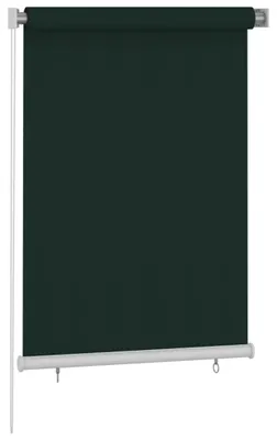 Obrázek produktu pro vidaXL Venkovní roleta, rozměry 105 cm (šířka) x 140 cm (výška), tmavě zelená, materiál HDPE