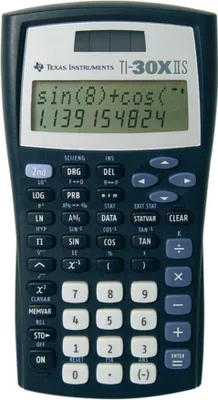 Produktbild von TEXAS INSTRUMENTS Schulrechner TI-30X IIS schwarz