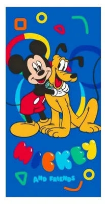Obrázek produktu pro Plážová osuška Mickey & Pluto Joy 70 x 140