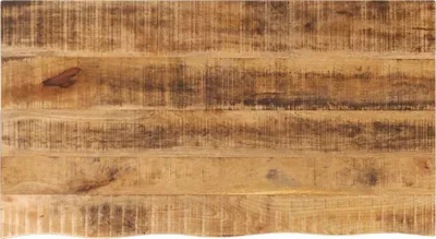 Image de Plateau de table 110x60x2,5 cm bord d'arbre bois massif manguier rugueux