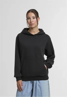 Image de Urban Classics sweat à capuche femme Ladies Vintage Heavy Hoody noir L