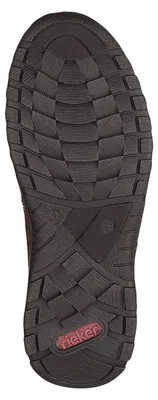 Produktbild von Rieker Herren Schnürschuh Halbschuh mit Schnürung und Reißverschluss 03329, Größe:42 EU, Farbe:Braun