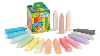 Produktbild von CRAYOLA, Abwaschbare Outdoor-Kreiden für Schule und Freizeit