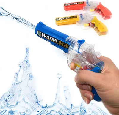 20 Stück Wasserpistolen Set - Schaumstoff Wasserspritzpistolen 9,1m Reichweite